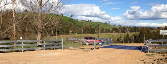 Finished front entry ramp