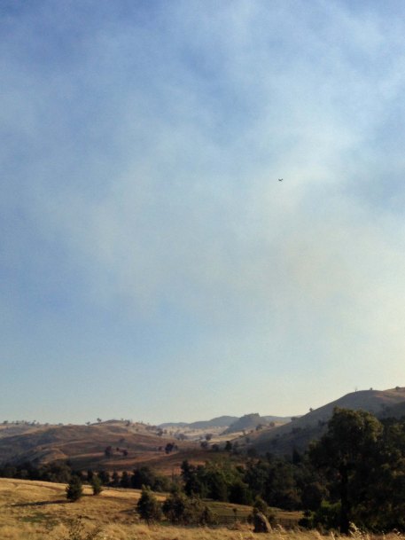 plane circling for another bombing pass