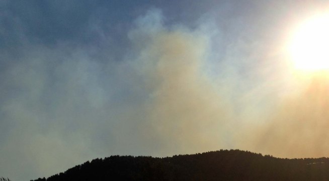 smoke from Glenrock 2