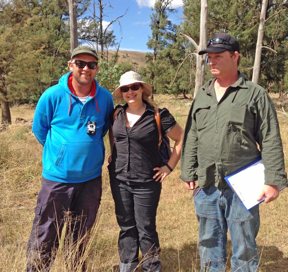 the camera team Corin Pennock Steven Newson Andrew Henjak