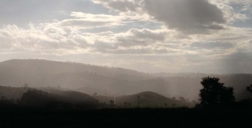 Mist on the hills Anzac Day