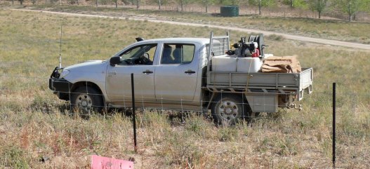 our truck mounted fire and tree watering pump